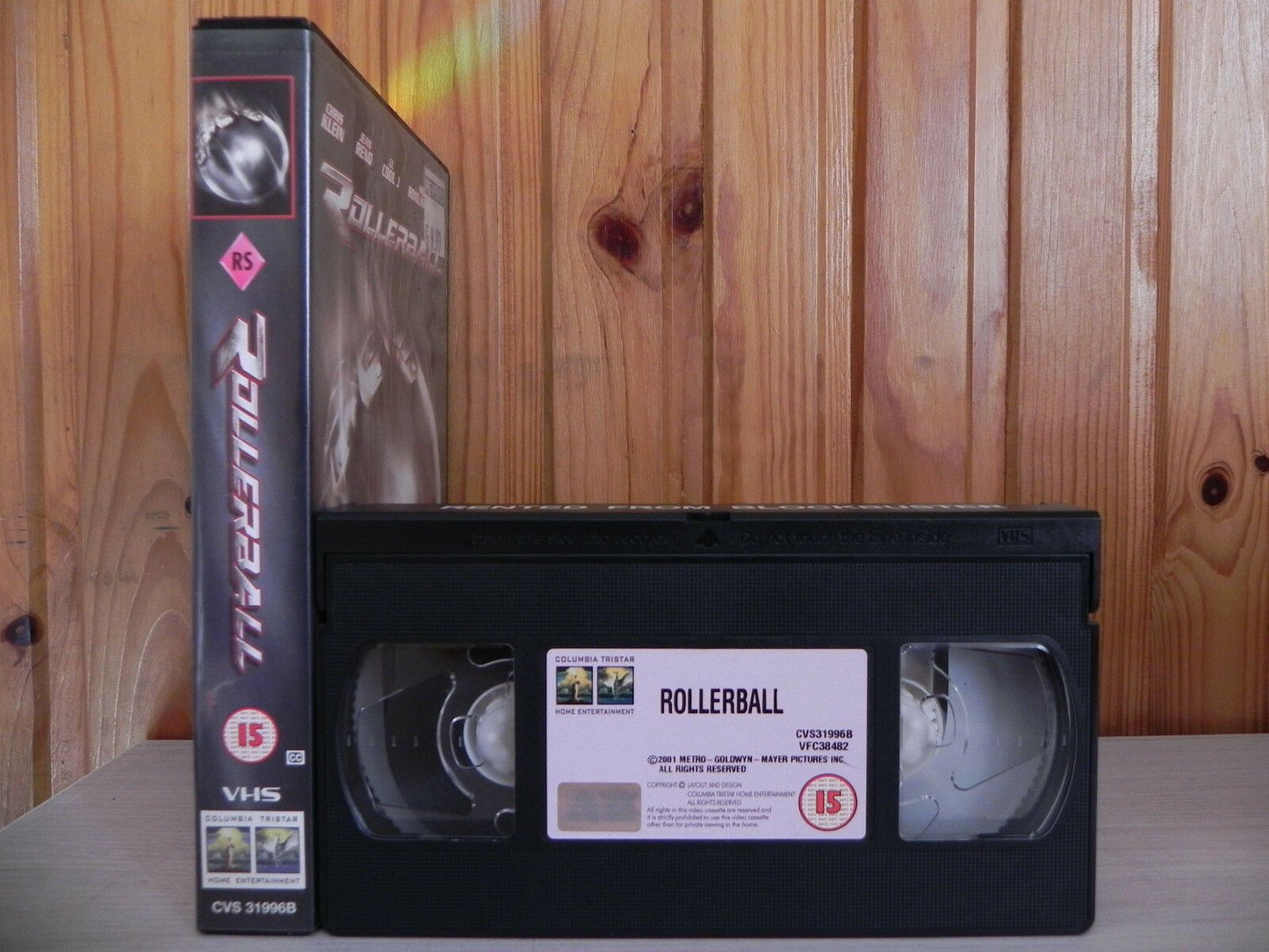 Rollerball (2002): Action Sci-Fi [Large Box] Rental - Jean Reno / LL Cool J - Pal VHS-