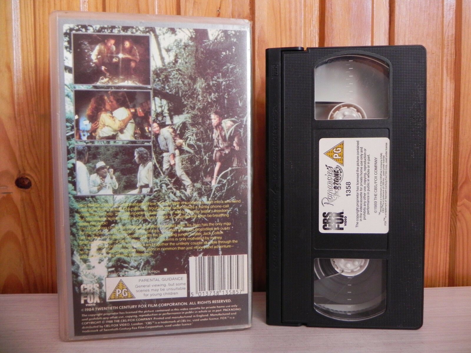 Romancing The Stone - Erotic Adventure Thriller - Micheal Douglas - 1984 Pal VHS-