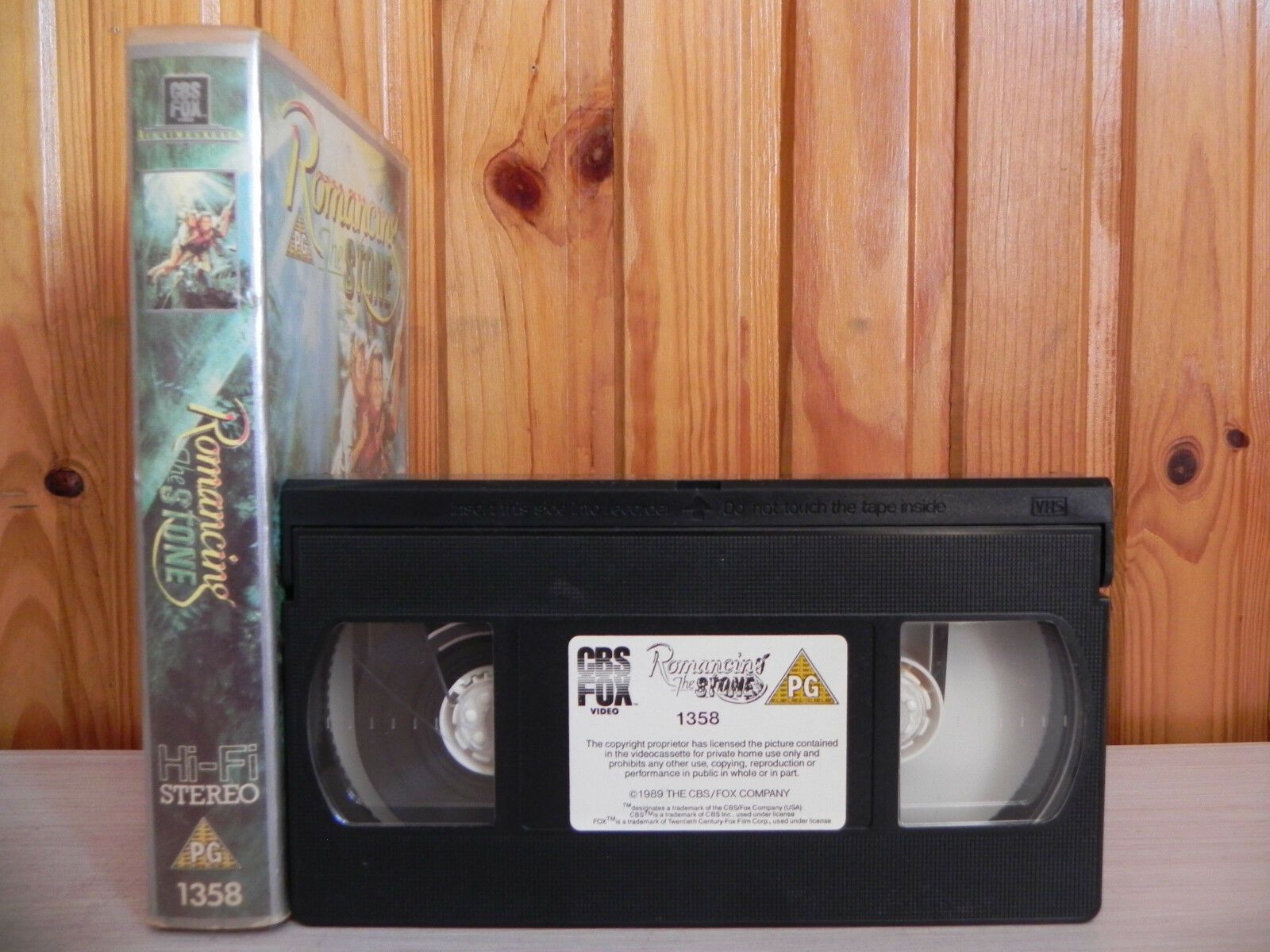 Romancing The Stone - Erotic Adventure Thriller - Micheal Douglas - 1984 Pal VHS-