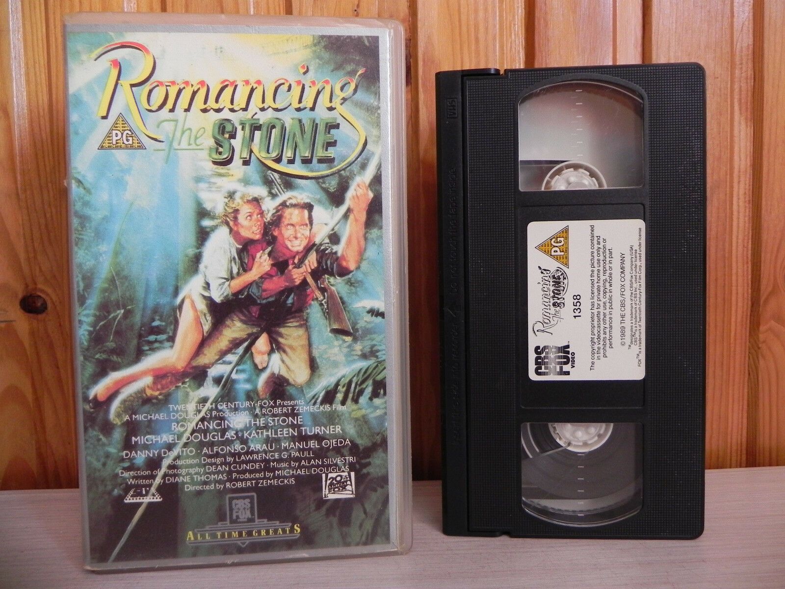 Romancing The Stone - Erotic Adventure Thriller - Micheal Douglas - 1984 Pal VHS-