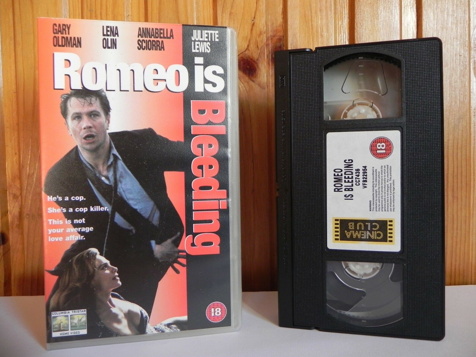 Romeo Is Bleeding - Columbia - Thriller - Gary Oldman - Juliette Lewis - Pal VHS-