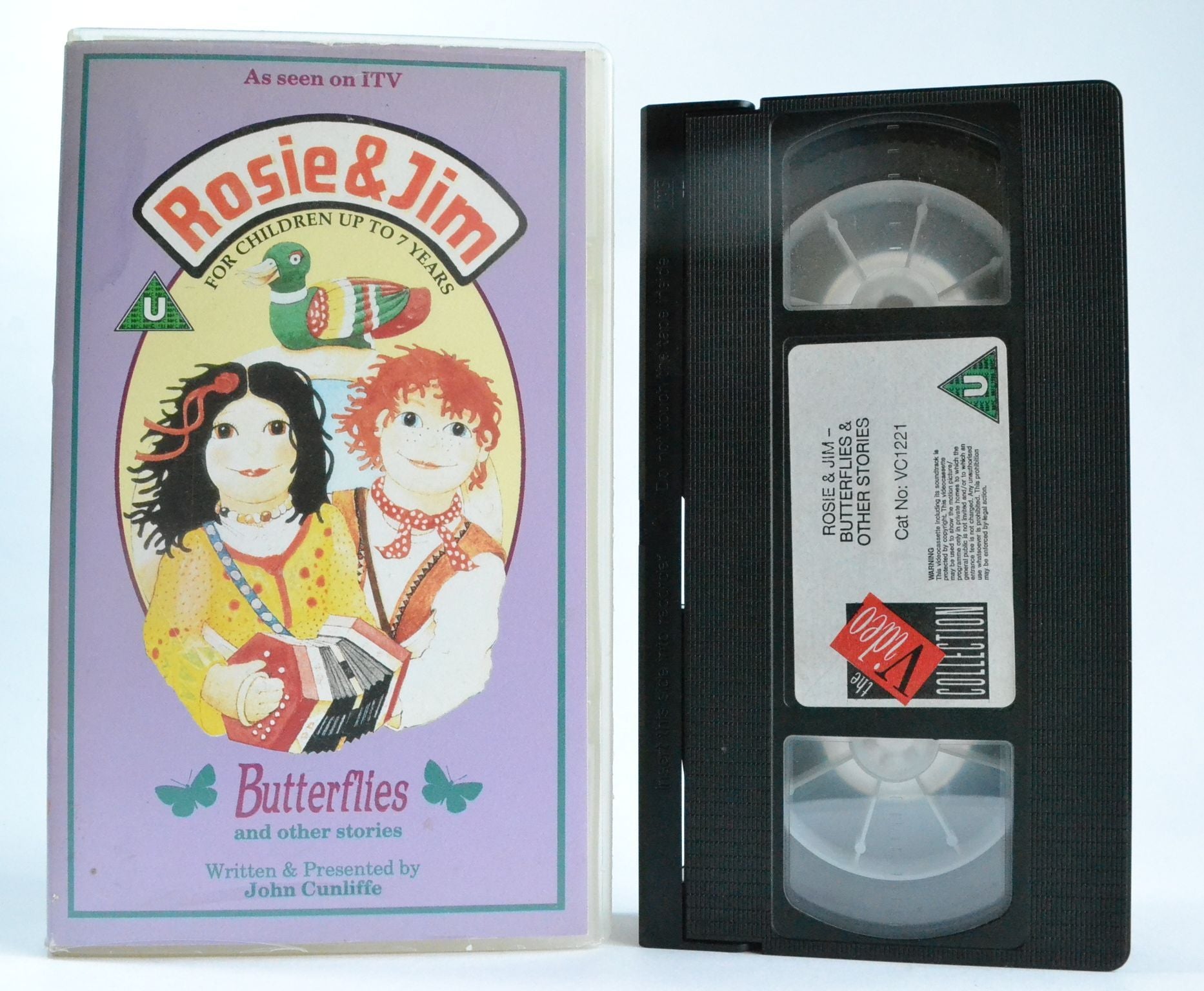 Rosie And Jim: Butterflies - Automata - House - Hair - Ragdoll (1991) Kids - VHS-