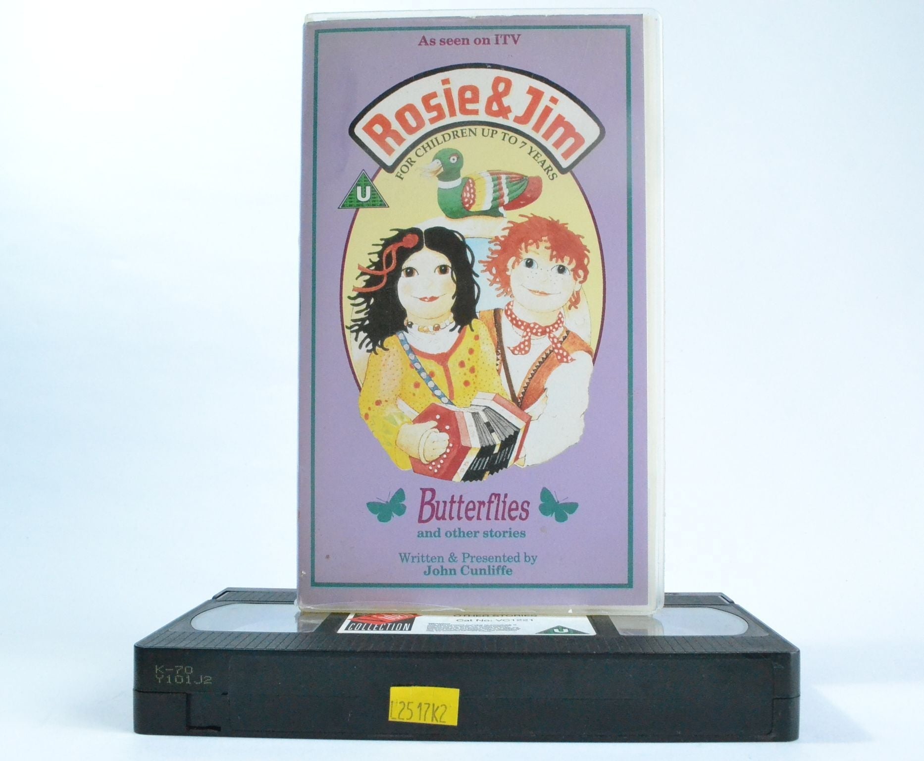 Rosie And Jim: Butterflies - Automata - House - Hair - Ragdoll (1991) Kids - VHS-