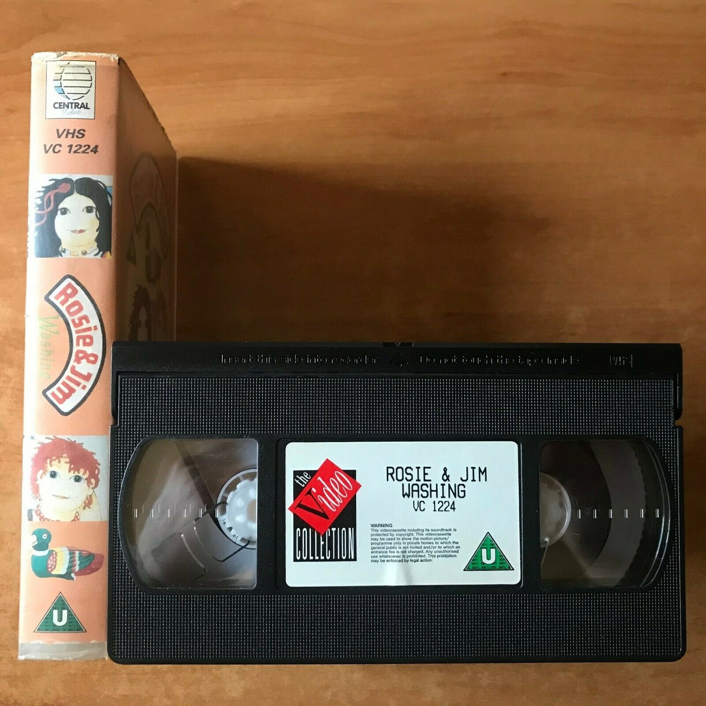 Rosie And Jim: Washing [John Cunliffe] Ragdoll Production - Children's - Pal VHS-