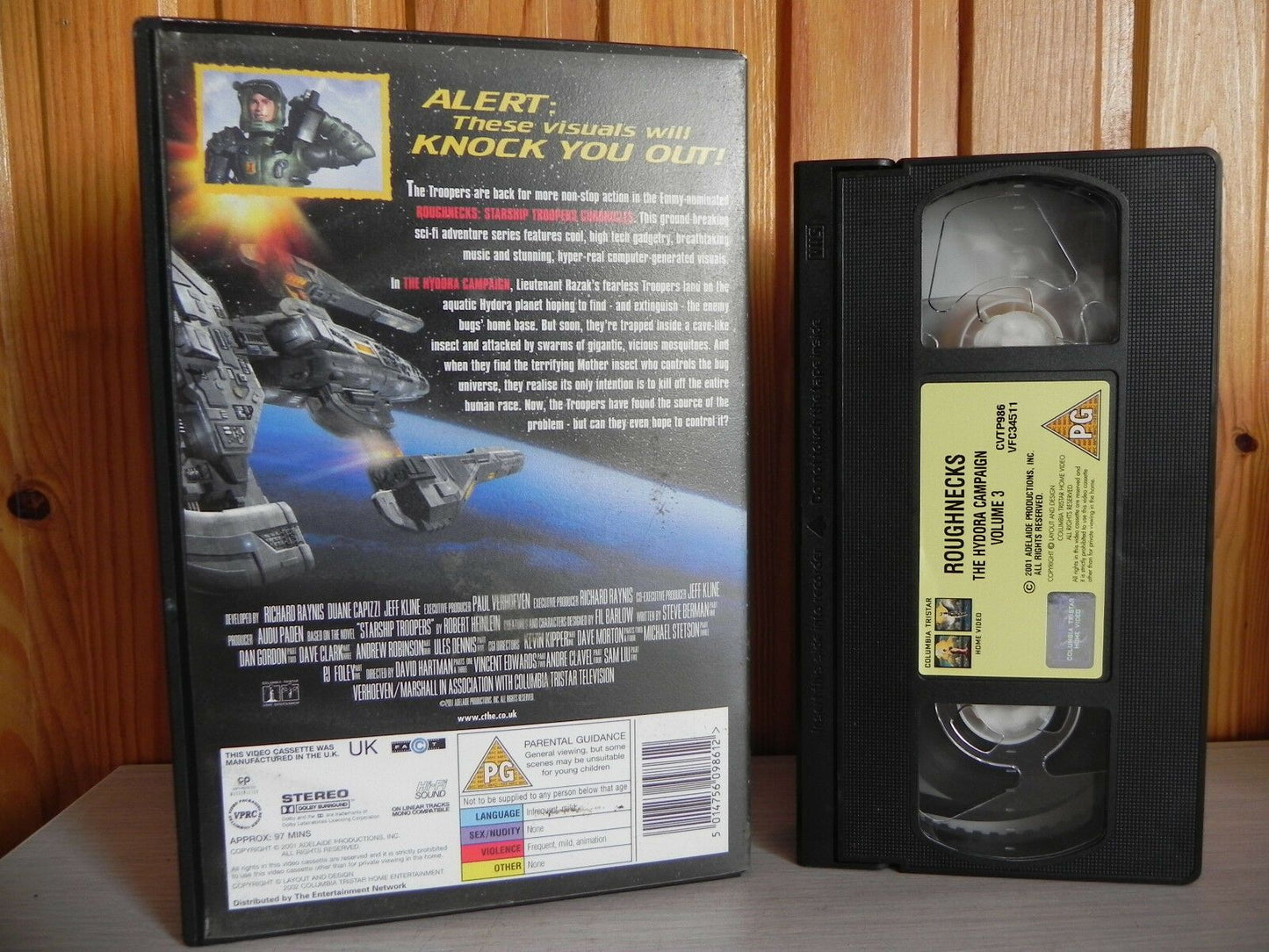 Roughnecks Starship Troopers (Vol 3): Hydora Campaign - Large Box - Animated - Pal VHS-