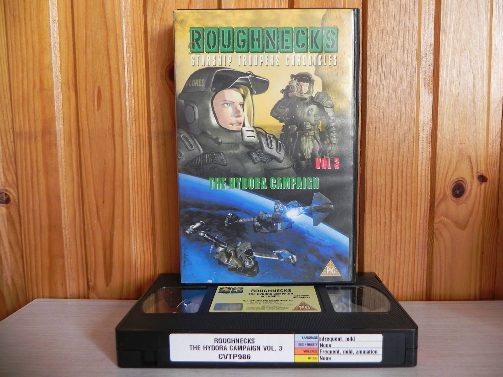 Roughnecks Starship Troopers (Vol 3): Hydora Campaign - Large Box - Animated - Pal VHS-