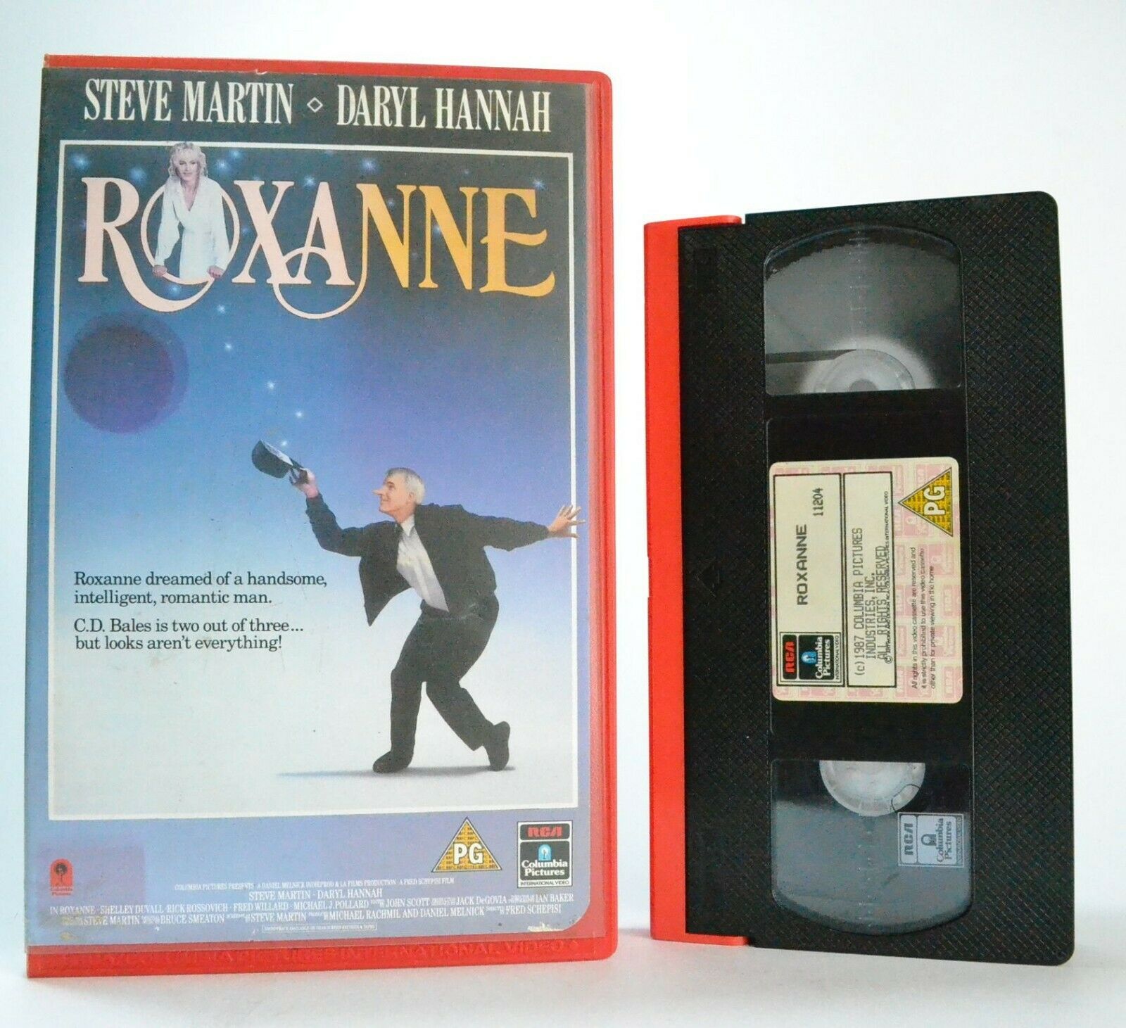 Roxanne: Columbia (1987) - Romantic Comedy - Steve Martin/Daryl Hannah - Pal VHS-