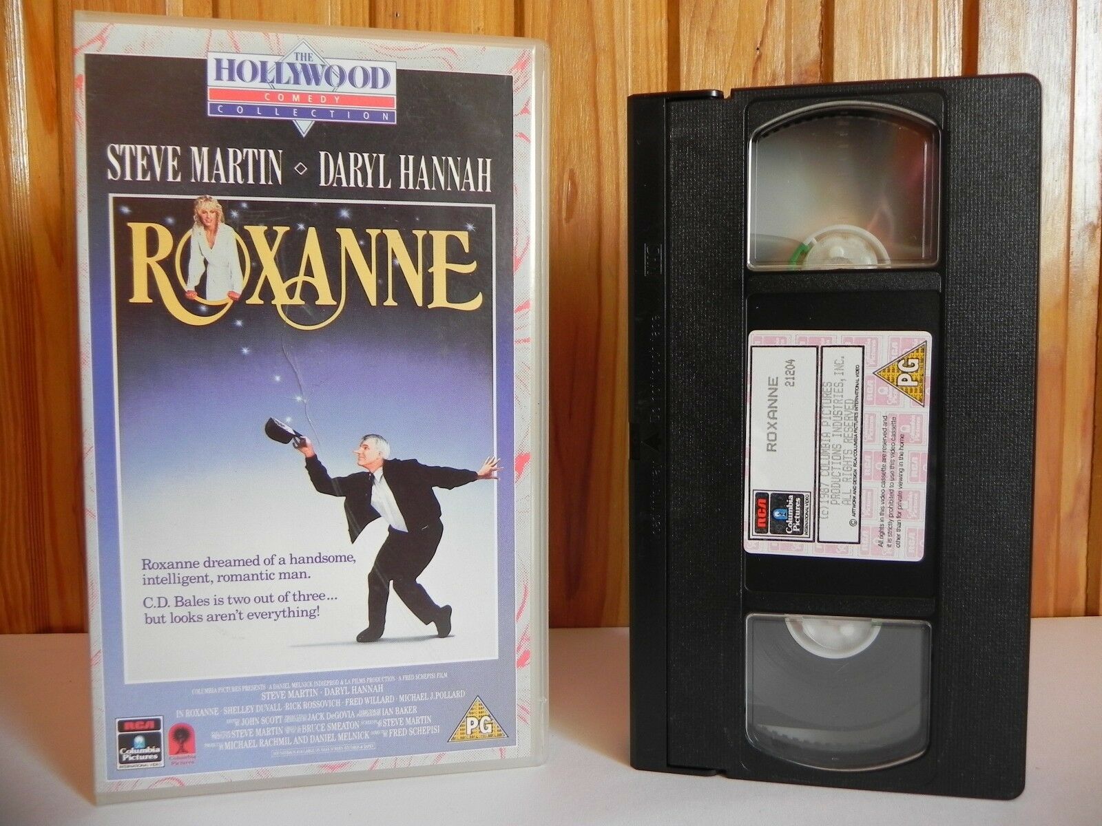 Roxanne - Columbia - Comedy - Romance - Steve Martin - Daryl Hannah - Pal VHS-