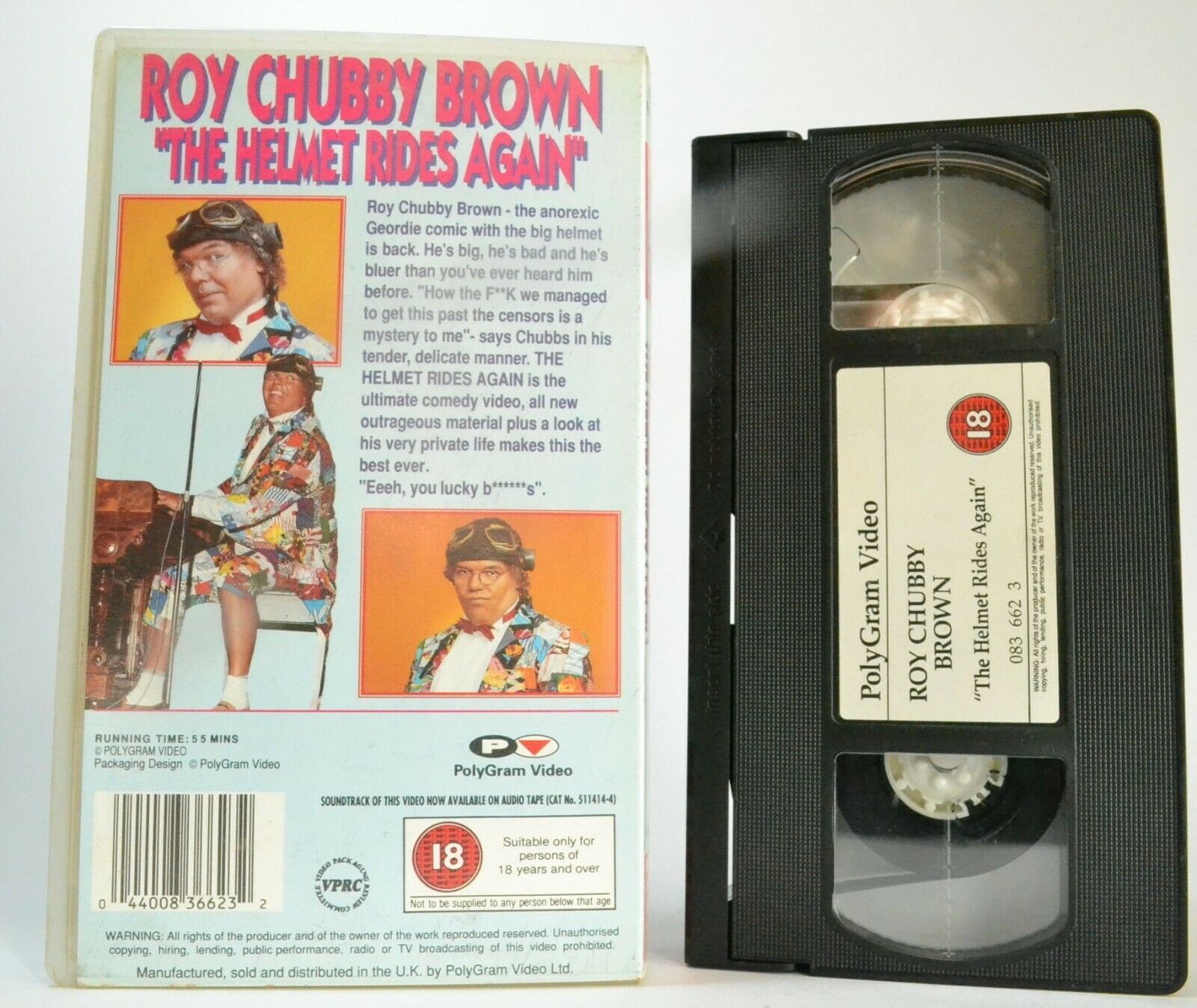 Roy Chubby Brown: The Helmet Rides Again - Stand-Up - Comedy - Pal VHS-