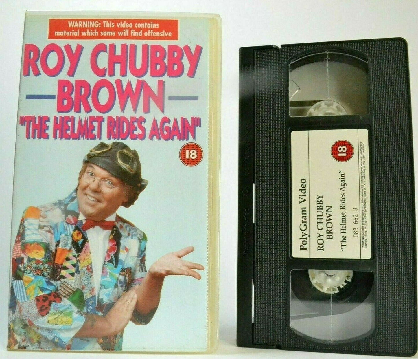 Roy Chubby Brown: The Helmet Rides Again - Stand-Up - Comedy - Pal VHS-