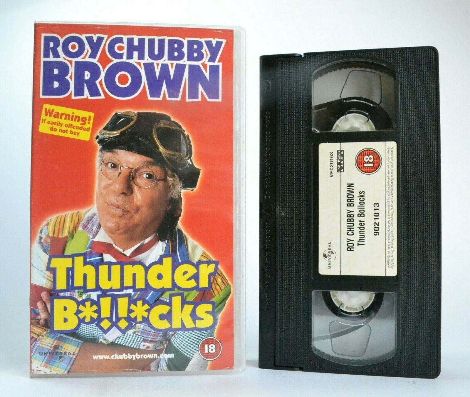 Roy Chubby Brown: Thunder Bollocks - Live At SECC - Stand-Up Comedy - Pal VHS-