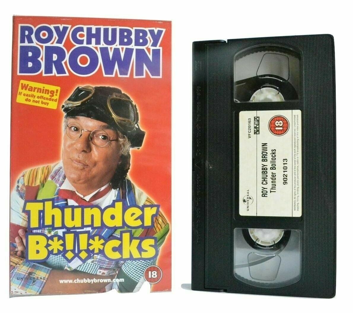 Roy Chubby Brown: Thunder Bollocks - Live At SECC - Stand-Up Comedy - Pal VHS-