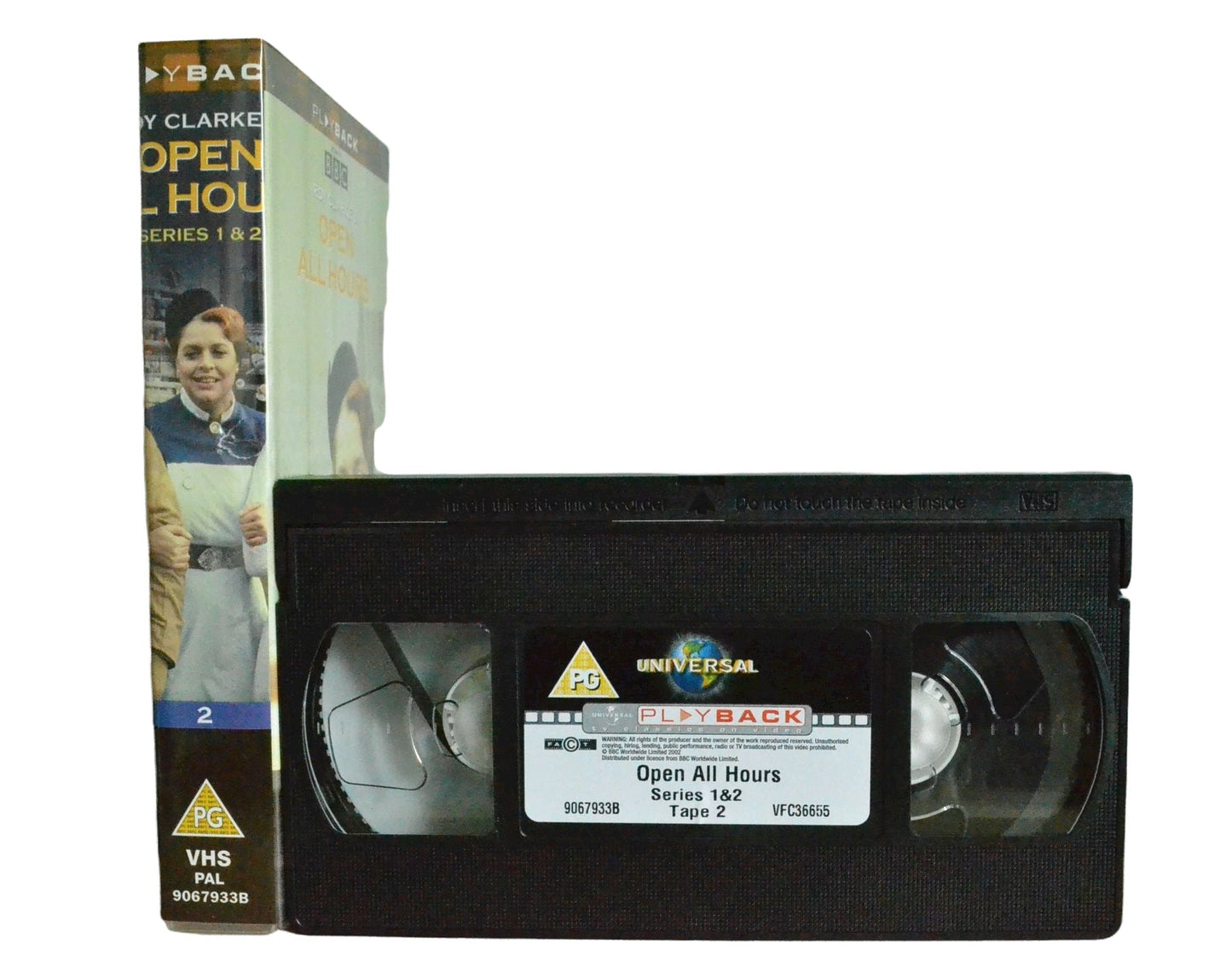 Roy Clarke's Open All Hours Series 1 & 2 - Tape 2 - Ronnie Barker - Play Back - Comedy - Pal VHS-