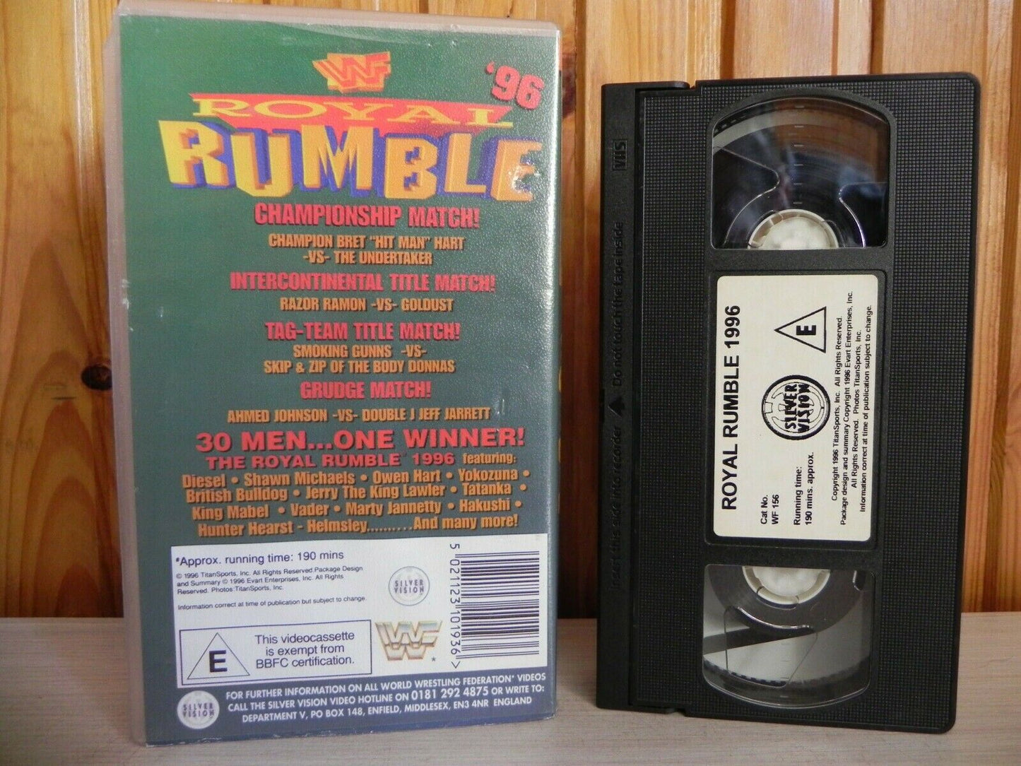 Royal Rumble '96 - Champioship Match - 30 Men - One Winner - Wrestling - Pal VHS-