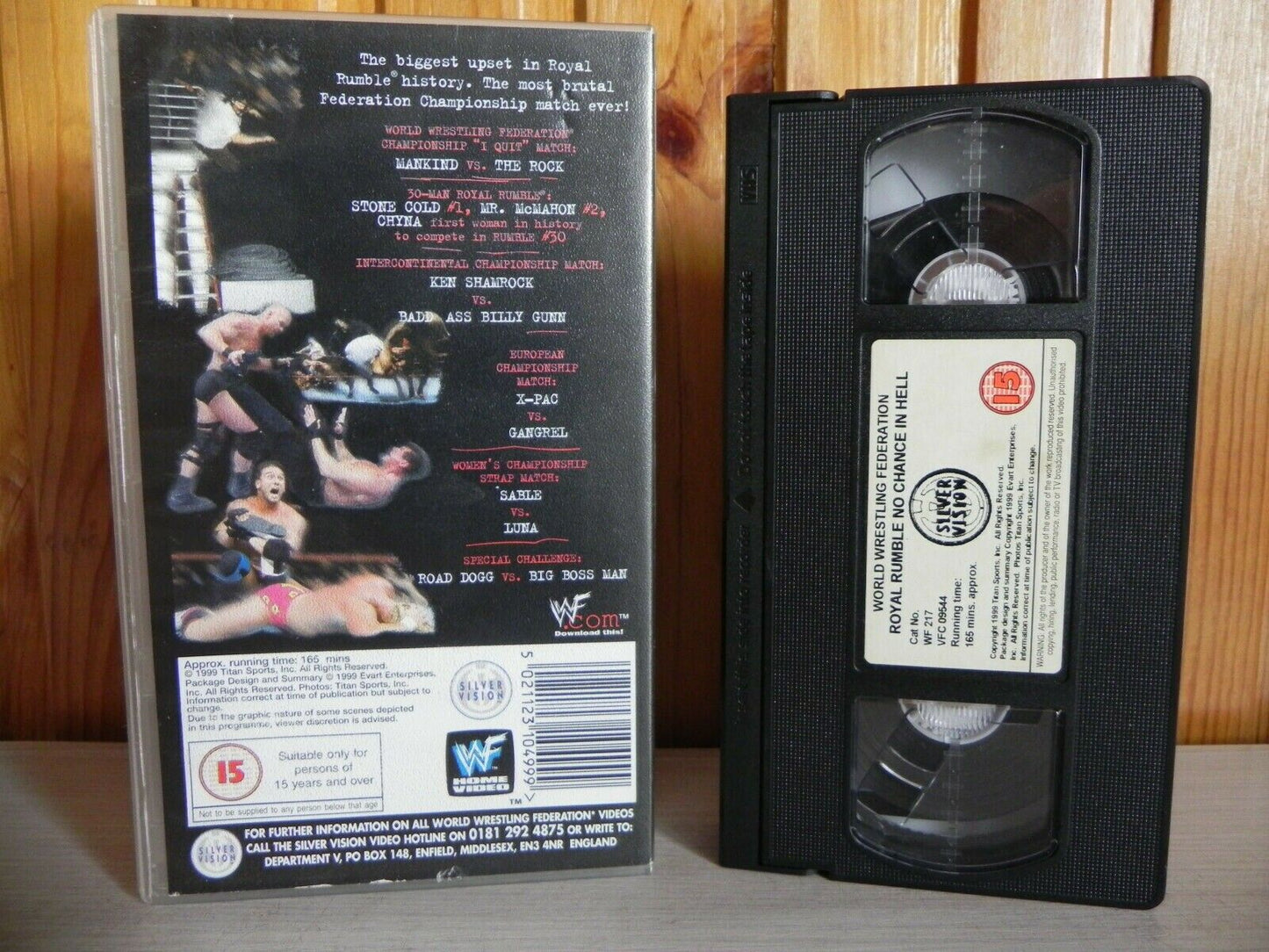 Royal Rumble - No Chance In Hell - Mankind VS The Rock - X-Pac VS Gangrel - VHS-