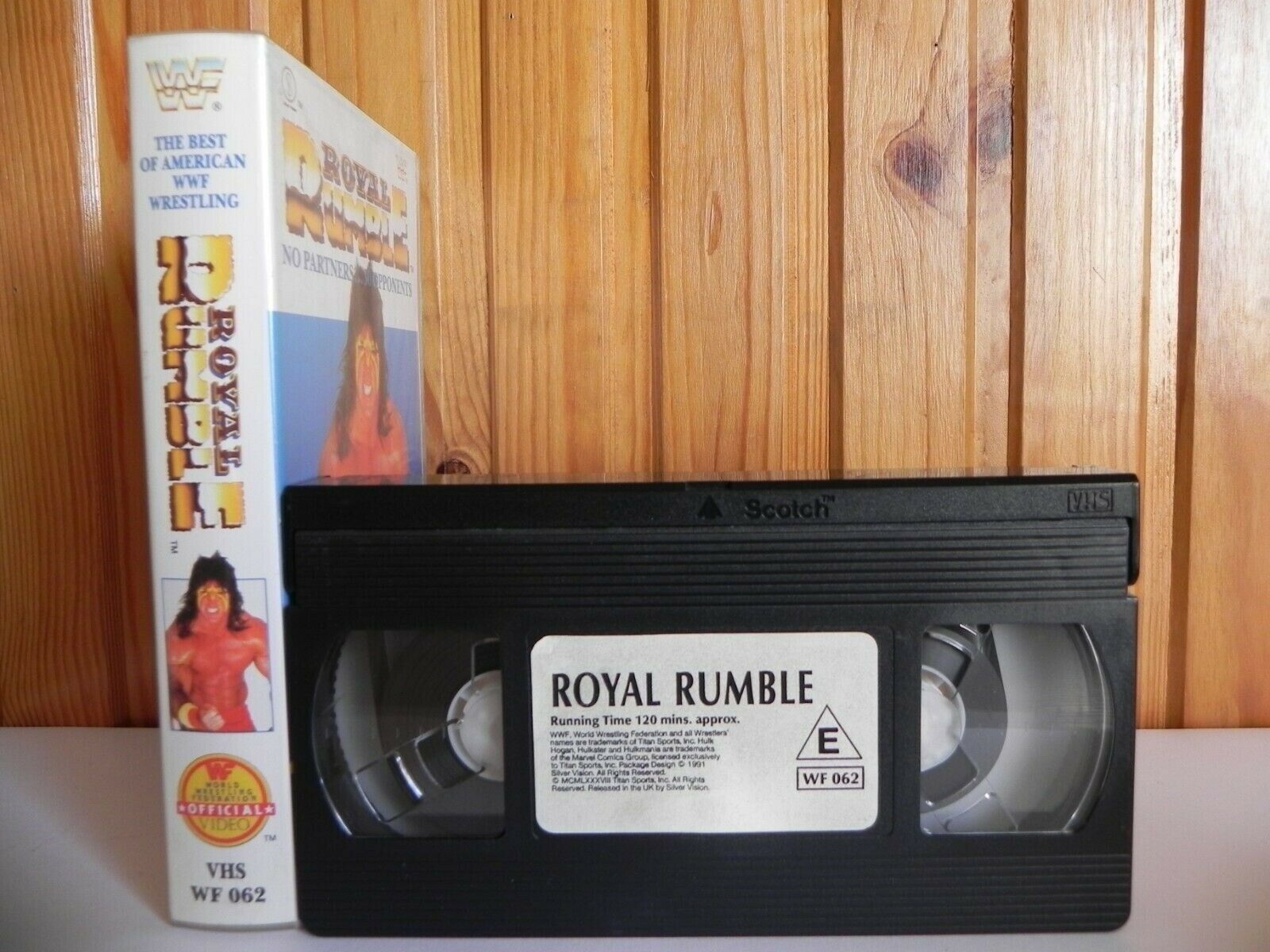 Royal Rumble - WWF Wrestling - No Partners - 30 Opponents - Super Posedown - VHS-