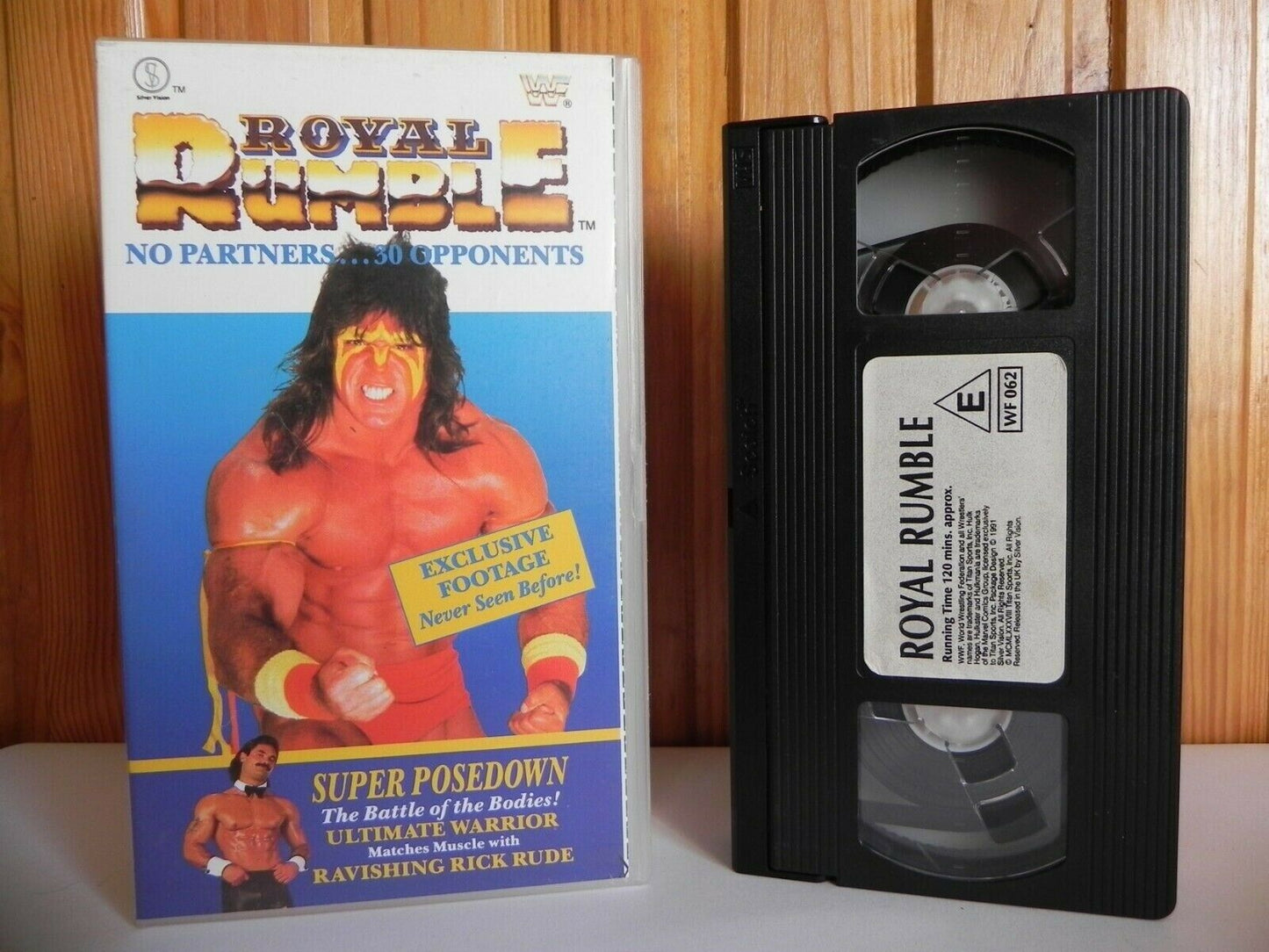 Royal Rumble - WWF Wrestling - No Partners - 30 Opponents - Super Posedown - VHS-