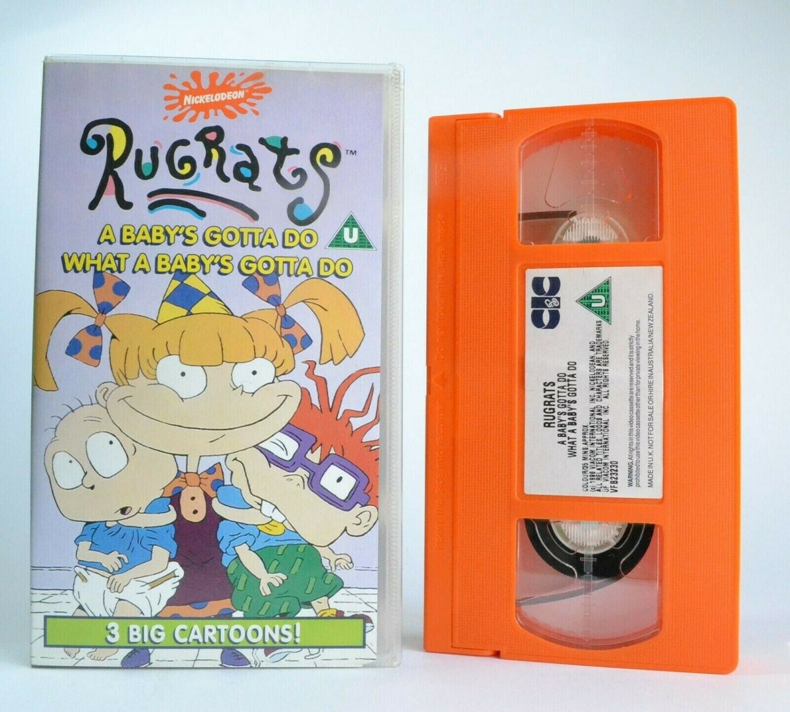 Rugrats: A Baby's Gotta Do What Baby's Gotta Do - Animated - Children's - VHS-