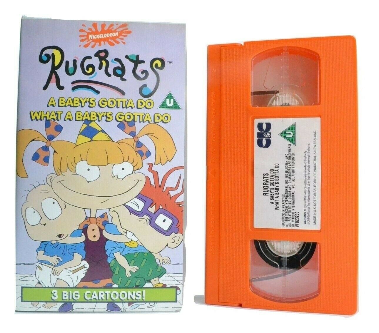 Rugrats: A Baby's Gotta Do What Baby's Gotta Do - Animated - Children's - VHS-