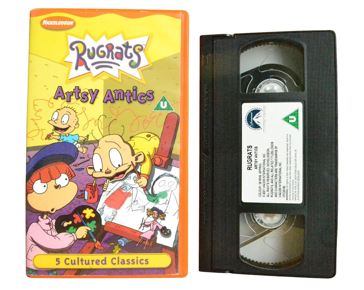 Rugrats: Artsy Antics - Children’s - Pal VHS-