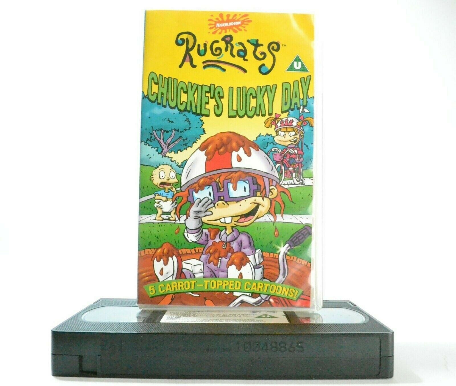 Rugrats: Chuckie's Lucky Day - 5 Episodes - Animated Adventures - Kids - Pal VHS-