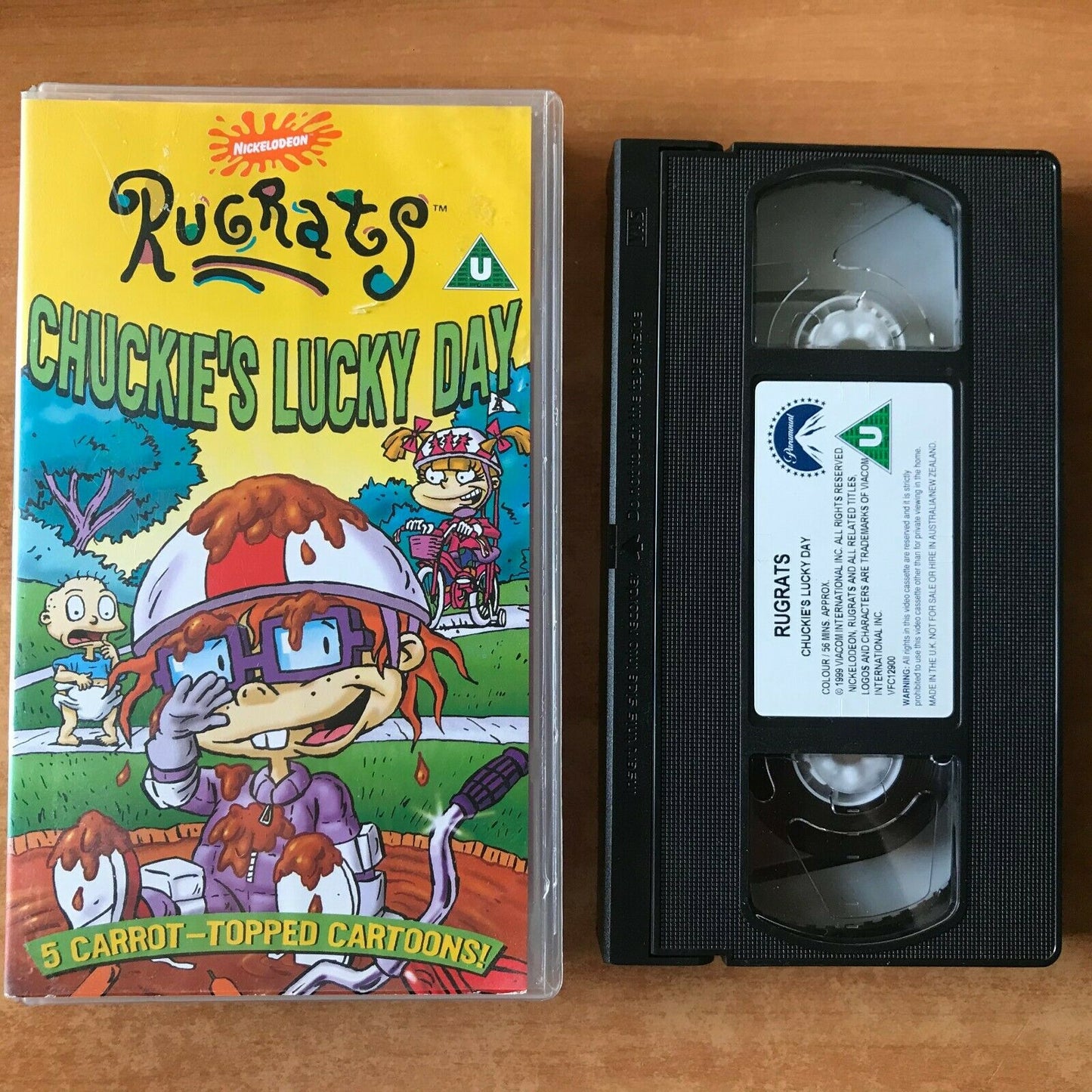 Rugrats: Chuckie's Lucky Day; [Nickelodeon]: "Uneasy Rider" - Children's - VHS-