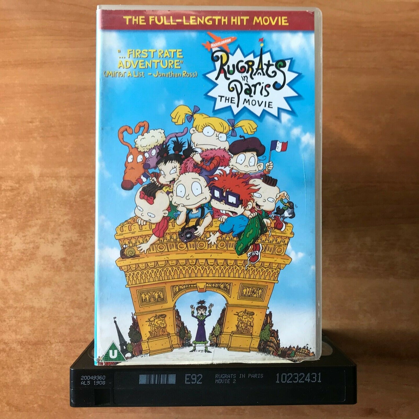 Rugrats In Paris: The Movie; [Nickelodeon] Large Box - Animated - Kids - Pal VHS-