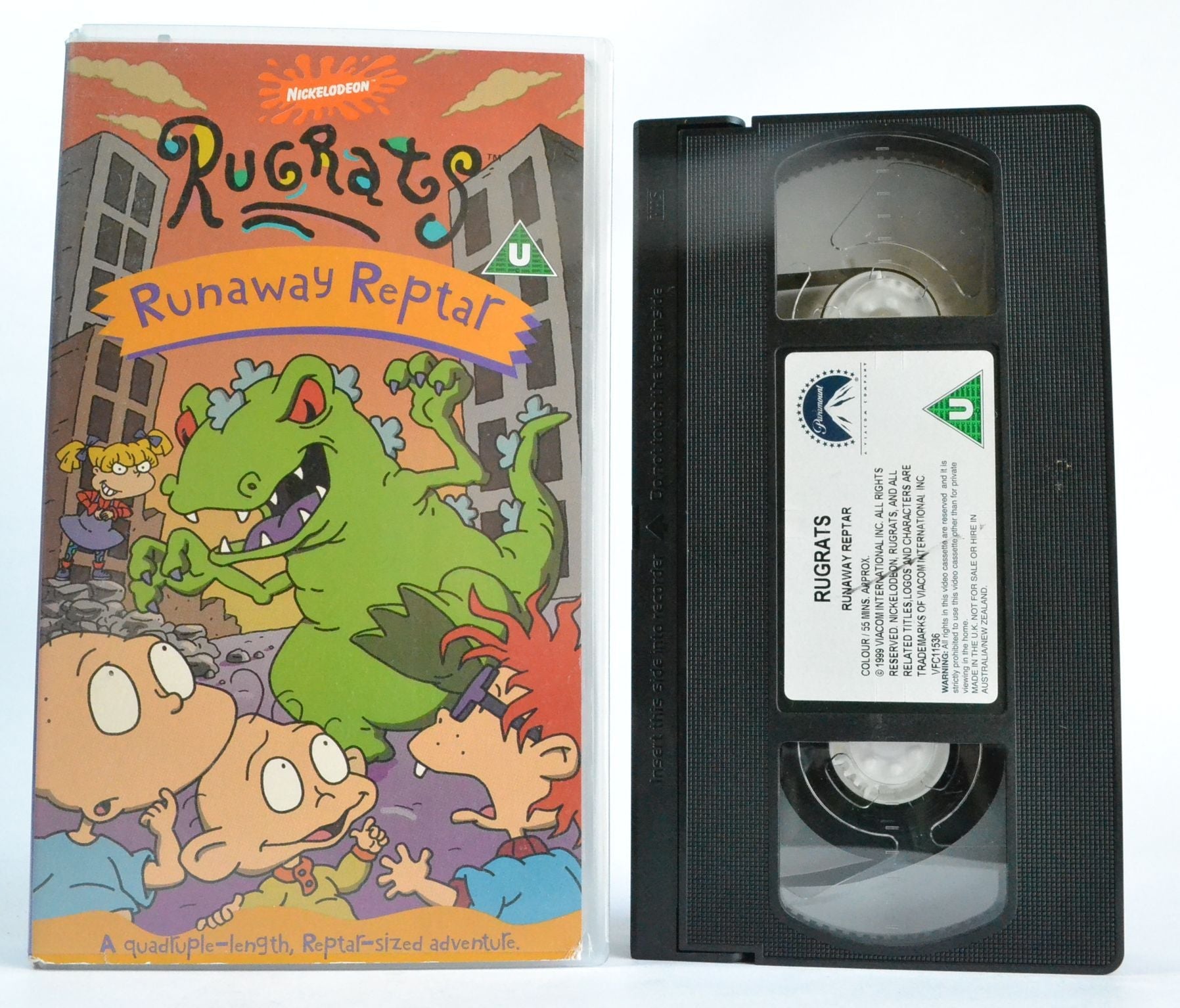 Rugrats: Runaway Reptar - Chuckie’s Complaint - Children’s Animation - VHS-