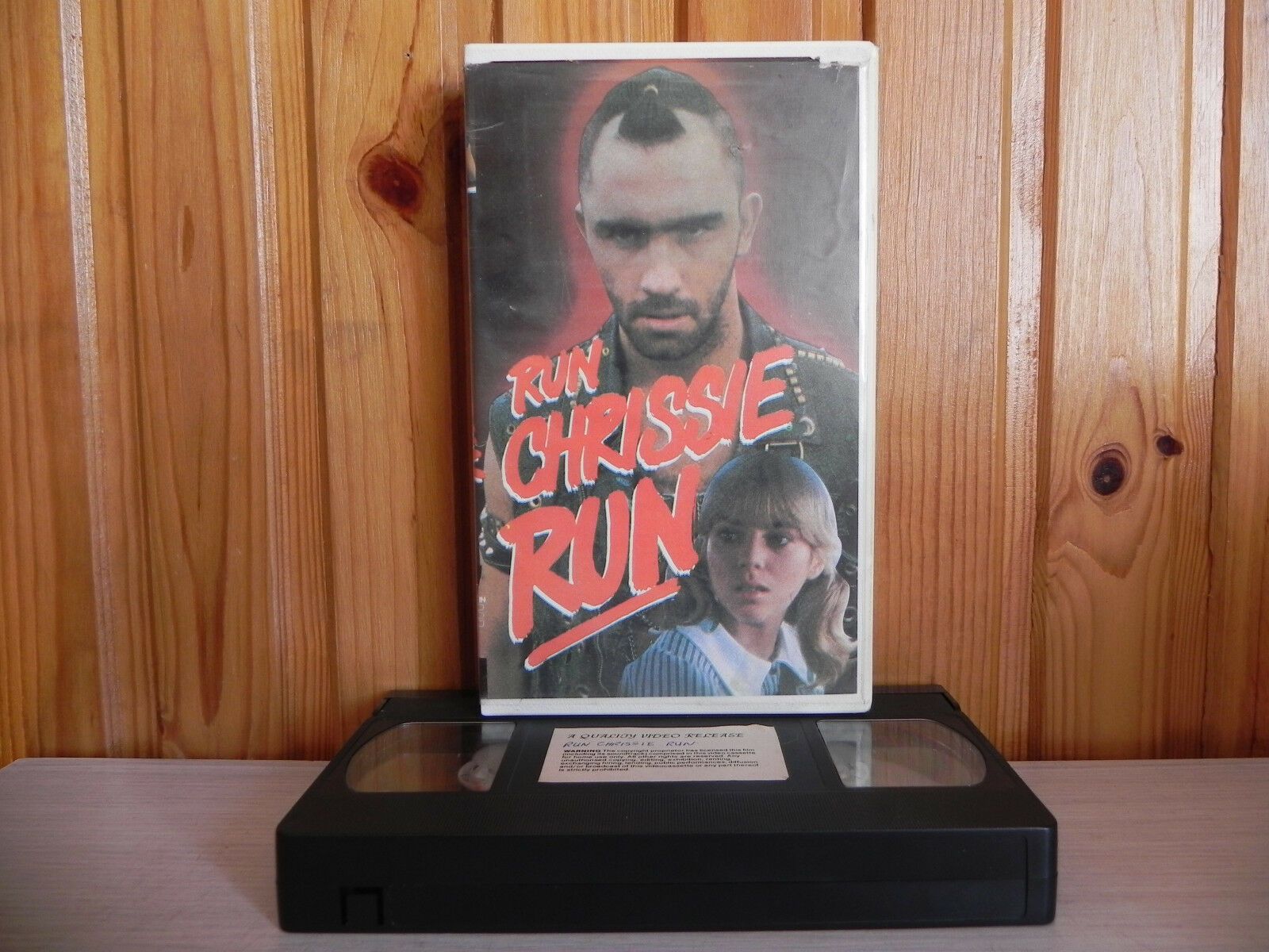 Run Chrissie Run - Annie Jones - Prime Time Release - Rare Pre Cert - Pal - VHS-