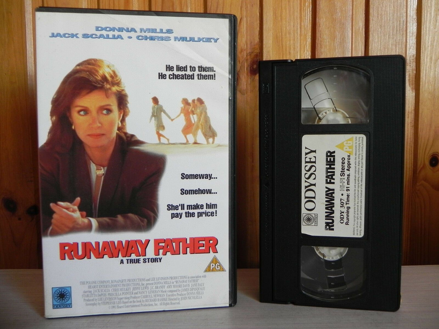 Runaway Father - Odyssey - Drama - A True Story - Donna Mils - Pal VHS-