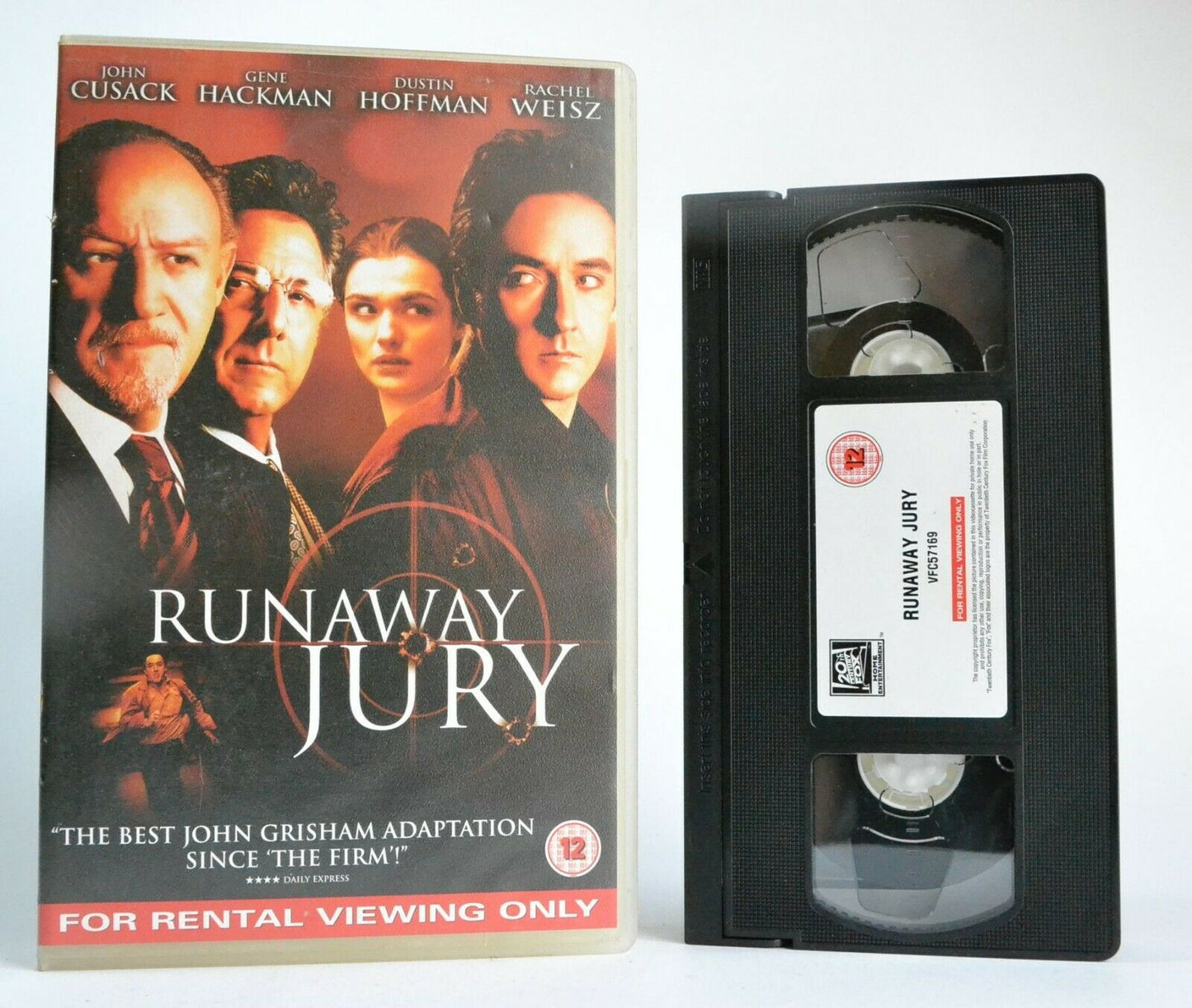 Runaway Jury (2004): Based On J.Grisham Novel - Court Thriller - G.Hackman - VHS-