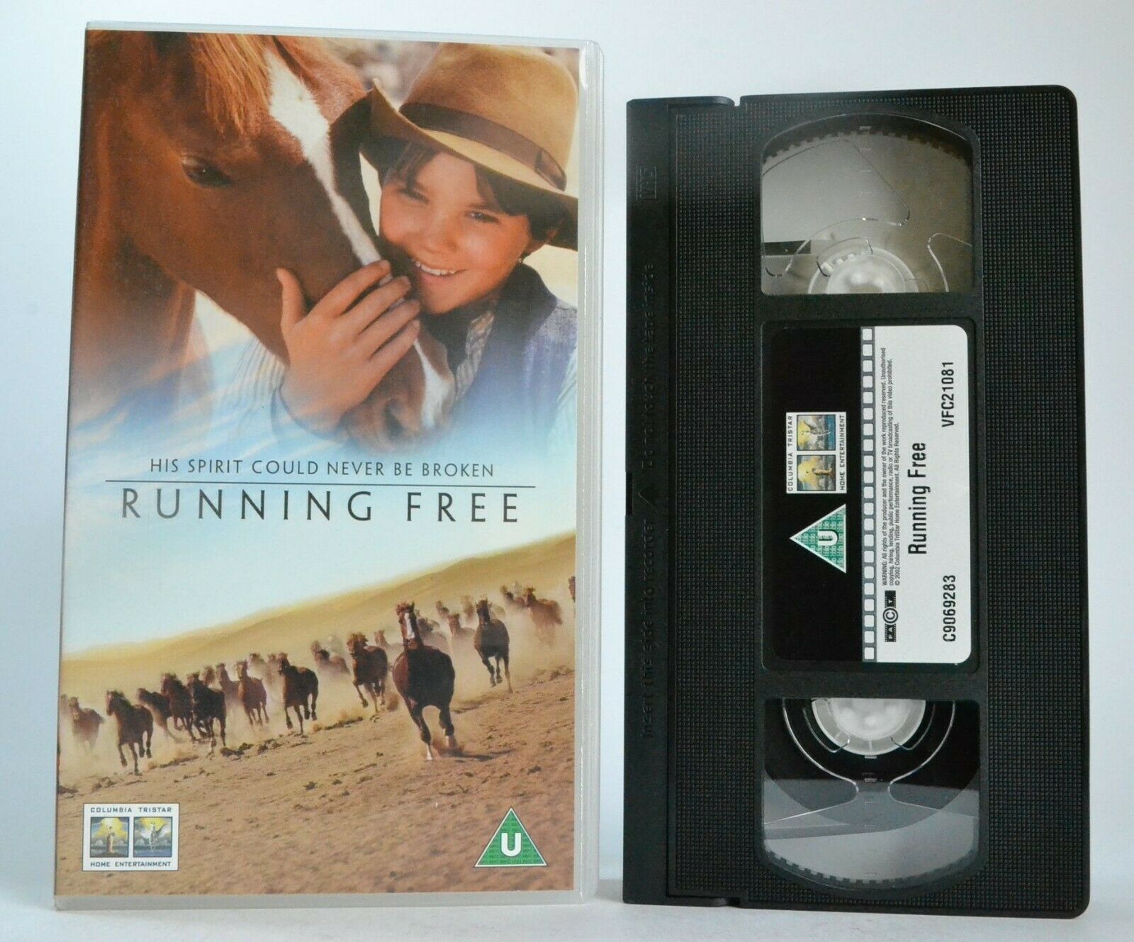 Running Free (2000): An Unusual Friendship - Family Adventure Drama - Pal VHS-