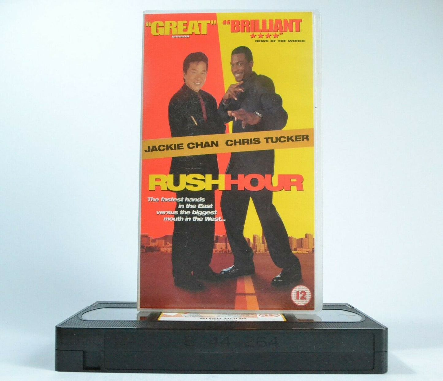 Rush Hour (1998): Buddy Cop Action Comedy - Jackie Chan/Chris Tucker - Pal VHS-