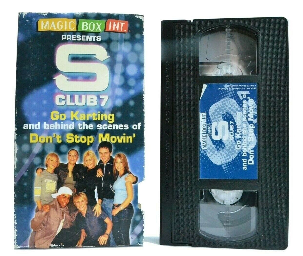 S Club 7: Go Karting - "Don't Stop Movin" Behind The Scenes - Pop Music - VHS-