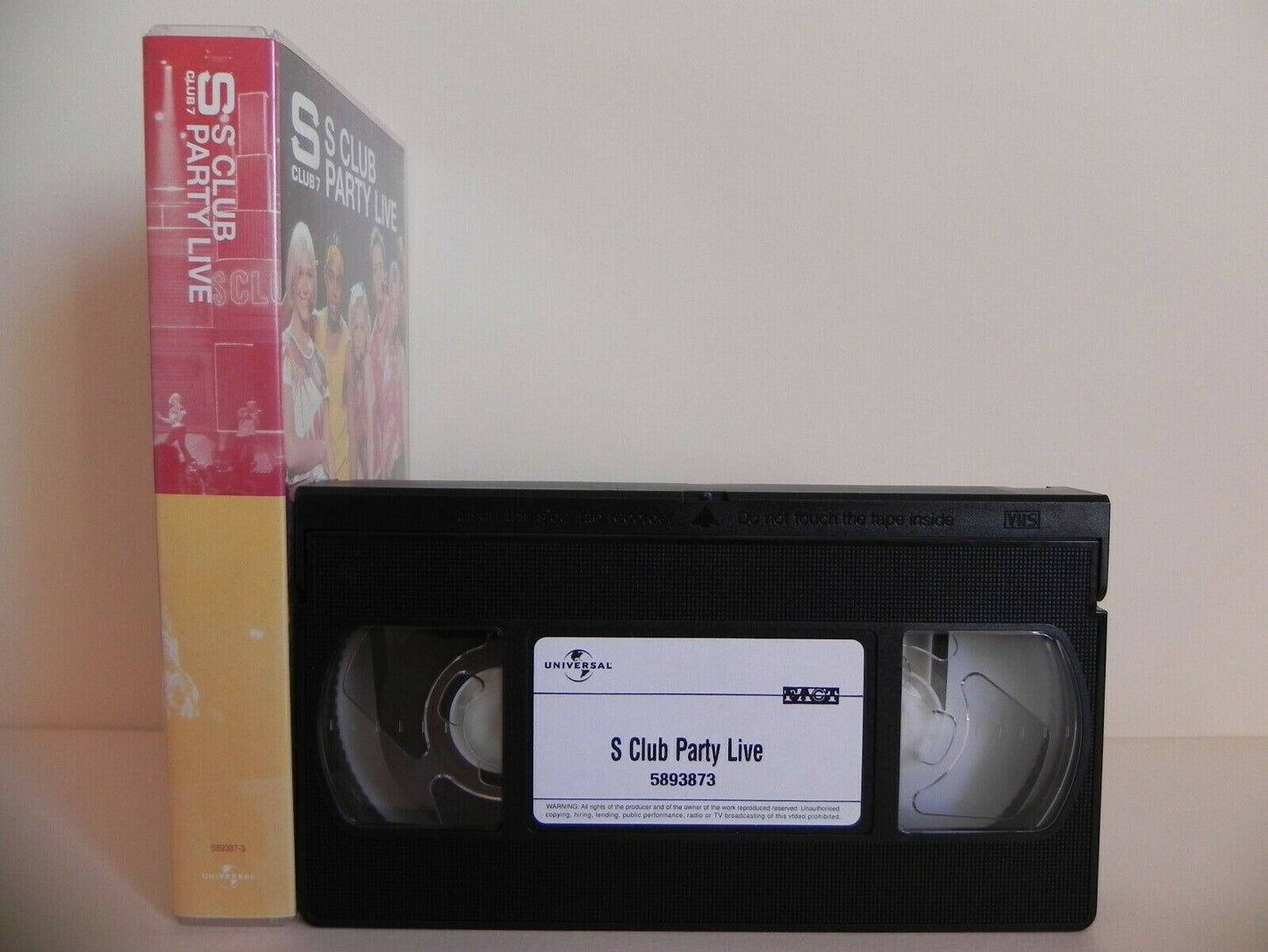 S Club 7 - S Club Party Live - All The Hits - Free Poster - Live Music - Pal VHS-