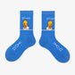 Simpsons Cotton Socks - Funny and Fashionable Hip-Hop Style - Perfect Gift for Girlfriend or Wife Simpsons Fan-26-EUR 35-42-