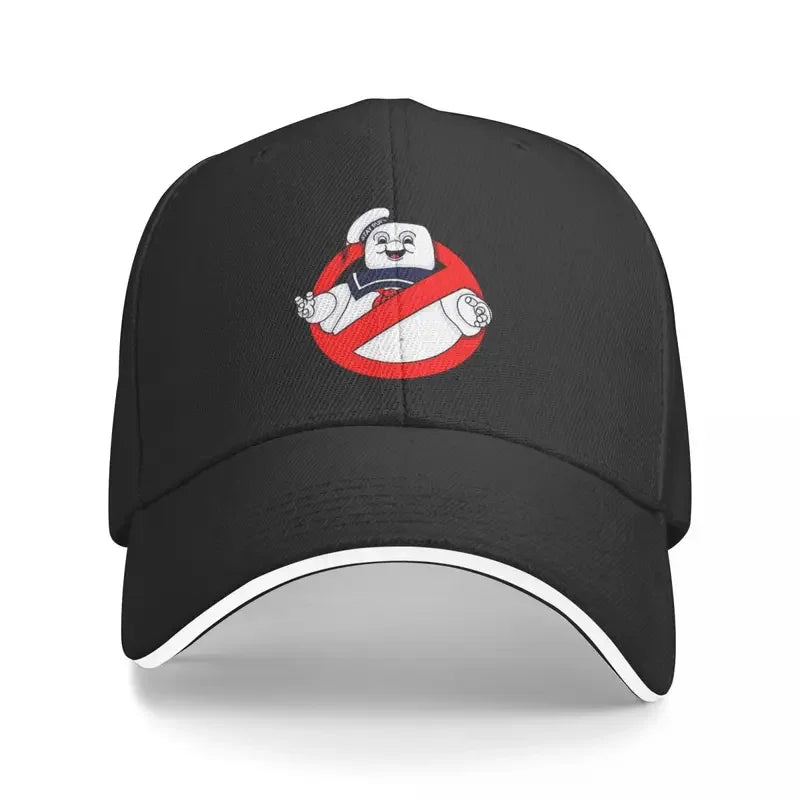 Y2K Marshmallow Mariner Ghostbusters Baseball Cap - Casual Sun Hat for Beach Camping-