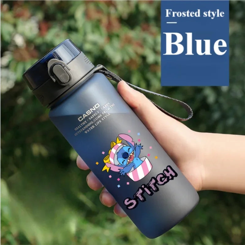 1000ML Stitch Water Cup Bottle - Cartoon Plastic Large Capacity Outdoor Sports Gift-33-560ML-