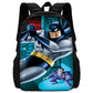 Super Hero B-BatmanS LOGO Child School Backpack With Shoulder Bag Pencil Bags School Bags for Boys Girls Best Gift-BB-198BBHJJ9A8-