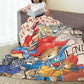 Paddington Brown Bear Drawing Blanket - Super Soft Street Trend Plush Throw Blanket Home Decor Camping Flannel Bedspread Bed Cover-