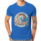 Eternia Fighter T-Shirt: He-Man & Masters of the Universe Gift - Pure Cotton Men's Round Collar Classic Design-Blue-L-