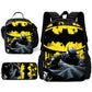 Child Superhero Batmans School Backpack with Lunch Bags ,Pencil Bags ,School Bags for Boys Girls Best Gift-TZ-212X22A3-