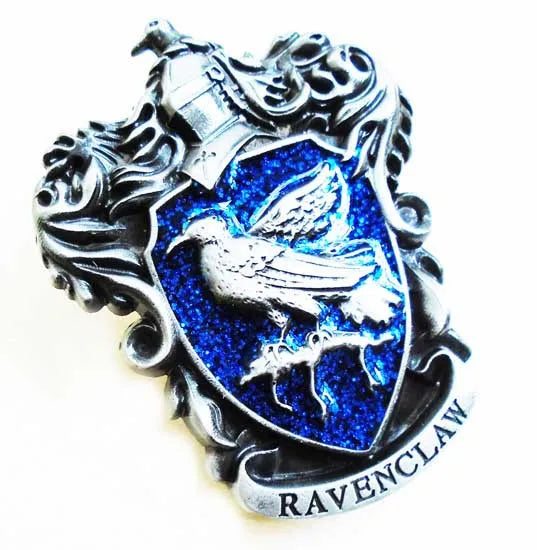 Harry Potter Brooch Pins - Hogwarts House Badges for Gryffindor and Slytherin Fans-1-