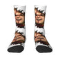 Chucky Childs Play Horror Movie Socks - Cute Printed Design - Women & Men Stretch Crew for All Seasons-20-Crew Socks-