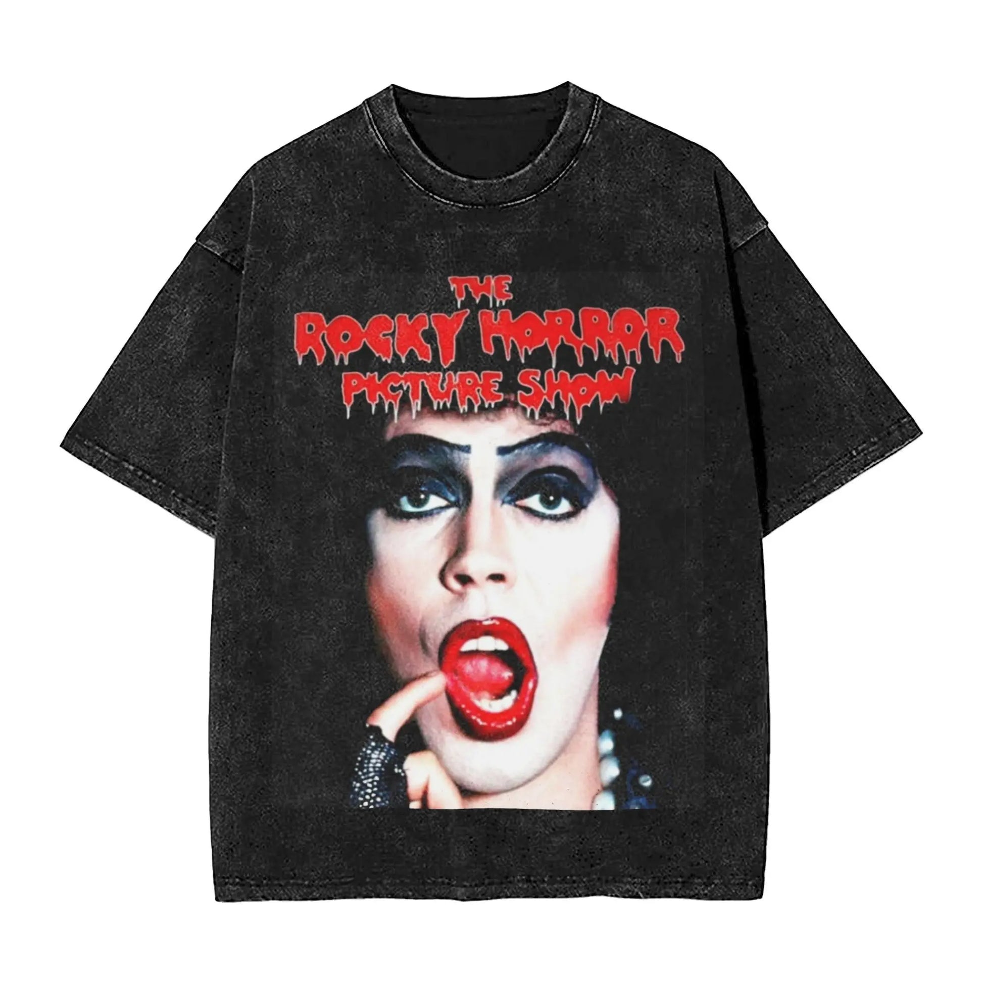 Rocky Horror Tee - Musical Film Printed Washed Cotton - Retro Outfit for Movie Lovers-