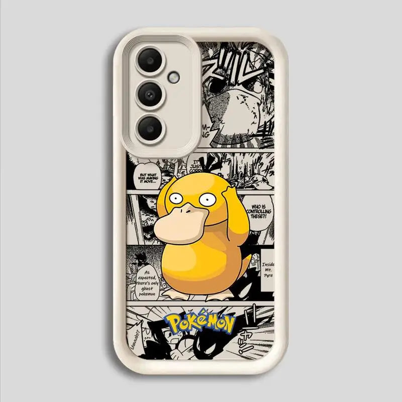 Phone Case for Samsung Galaxy A Series - TPU Silicone Soft Pokémon Pikachu Gengar Cover-