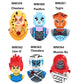 Thundercats Action Figure Blocks - Mumm-Ra Lion-O Mini Cartoon Bricks Set-