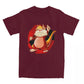 Snarf T-Shirt - Men Women Thundercats Panthro - 80s Retro Cartoon Cotton Tee-Burgundy-6XL-