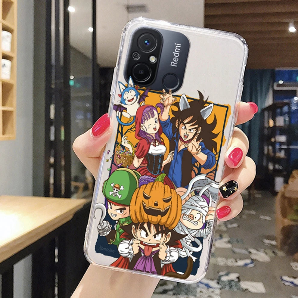 Anime Dragons-Balls Son-Gokūs Silicone Case - Soft Bag Clear Transparent Phone Back Cover - Xiaomi Redmi 12C - Xiaomi Redmi 12C 12 C Capa - Anime Fan Gift-qlzhu94-Redmi 12C-