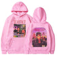 Scarface Tony Montana Hoodie - Double-Sided Print-Pink-S-